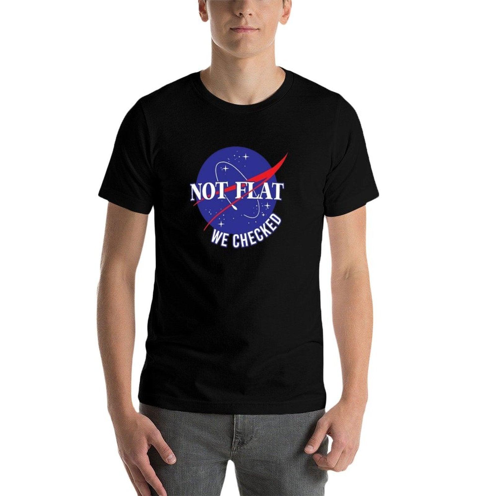 NASA Not Flat We Checked  Versatile T-Shirt