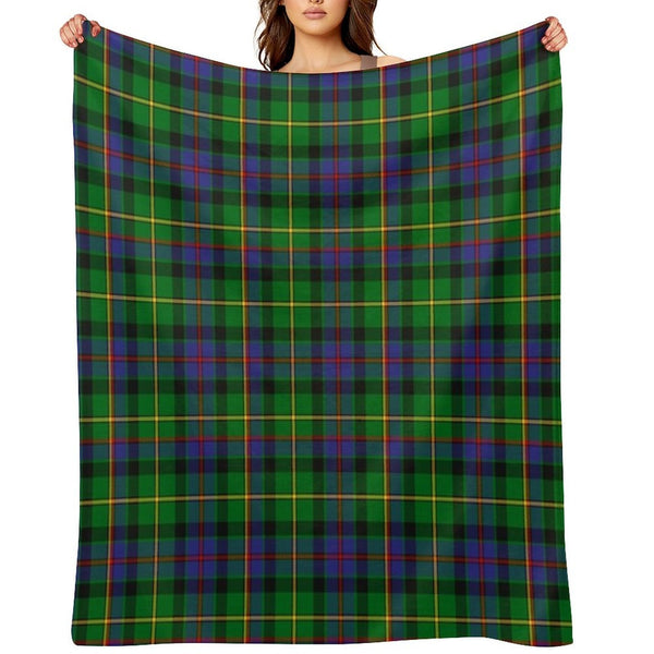Clan Tait Tartan Velvety-soft Throw Blanket