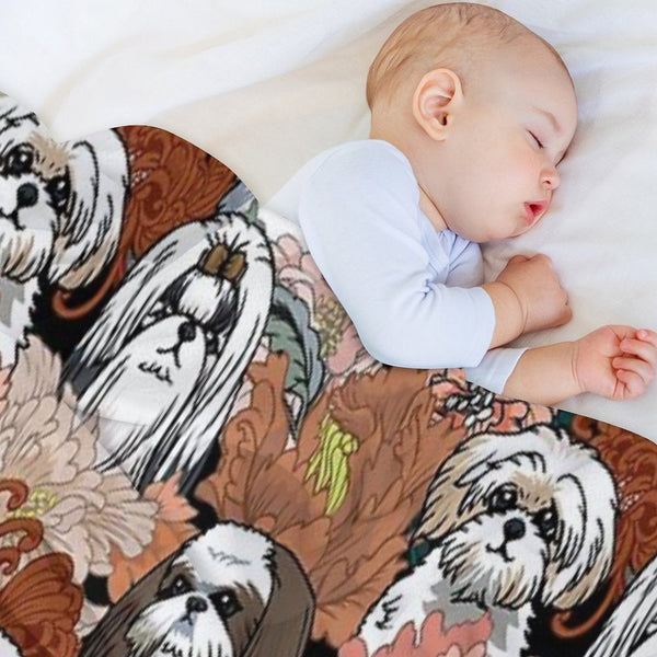 Because Shih Tzu Gift-ready Throw Blanket