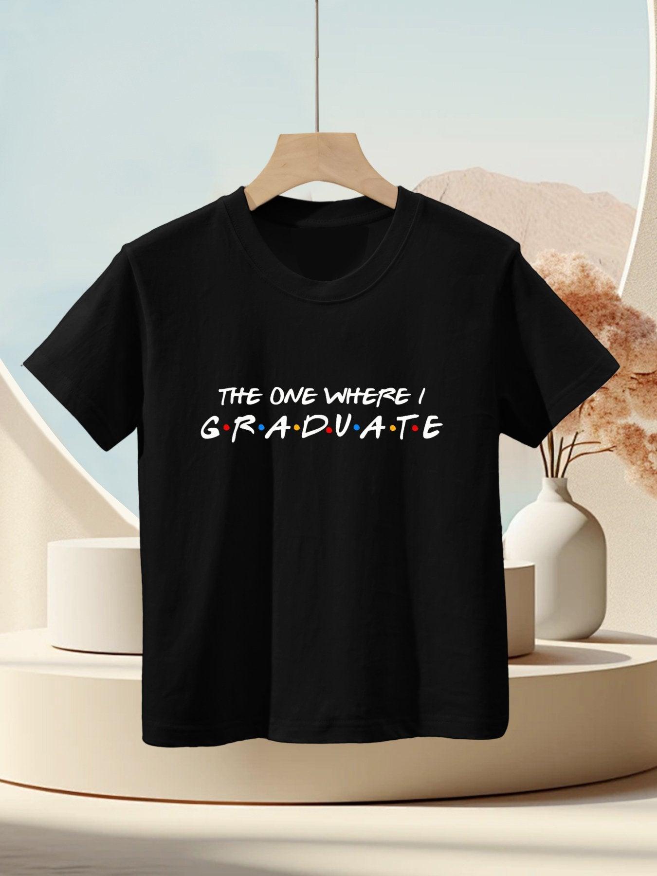 Graduating Senior - The One Where I Graduate Graduation Gift Kids T-Shirt