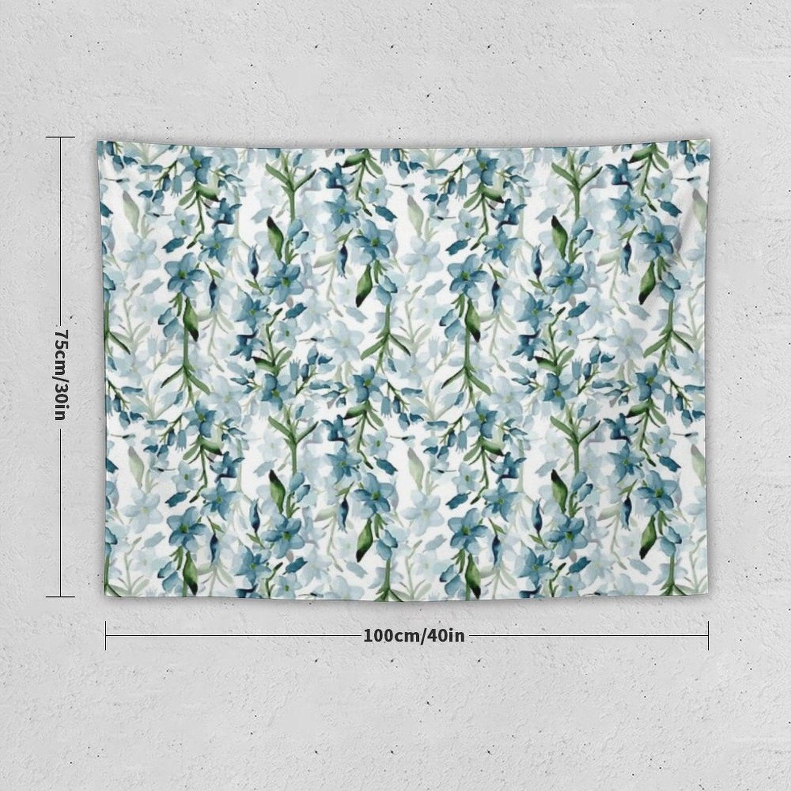 Blue Branches Tapestry