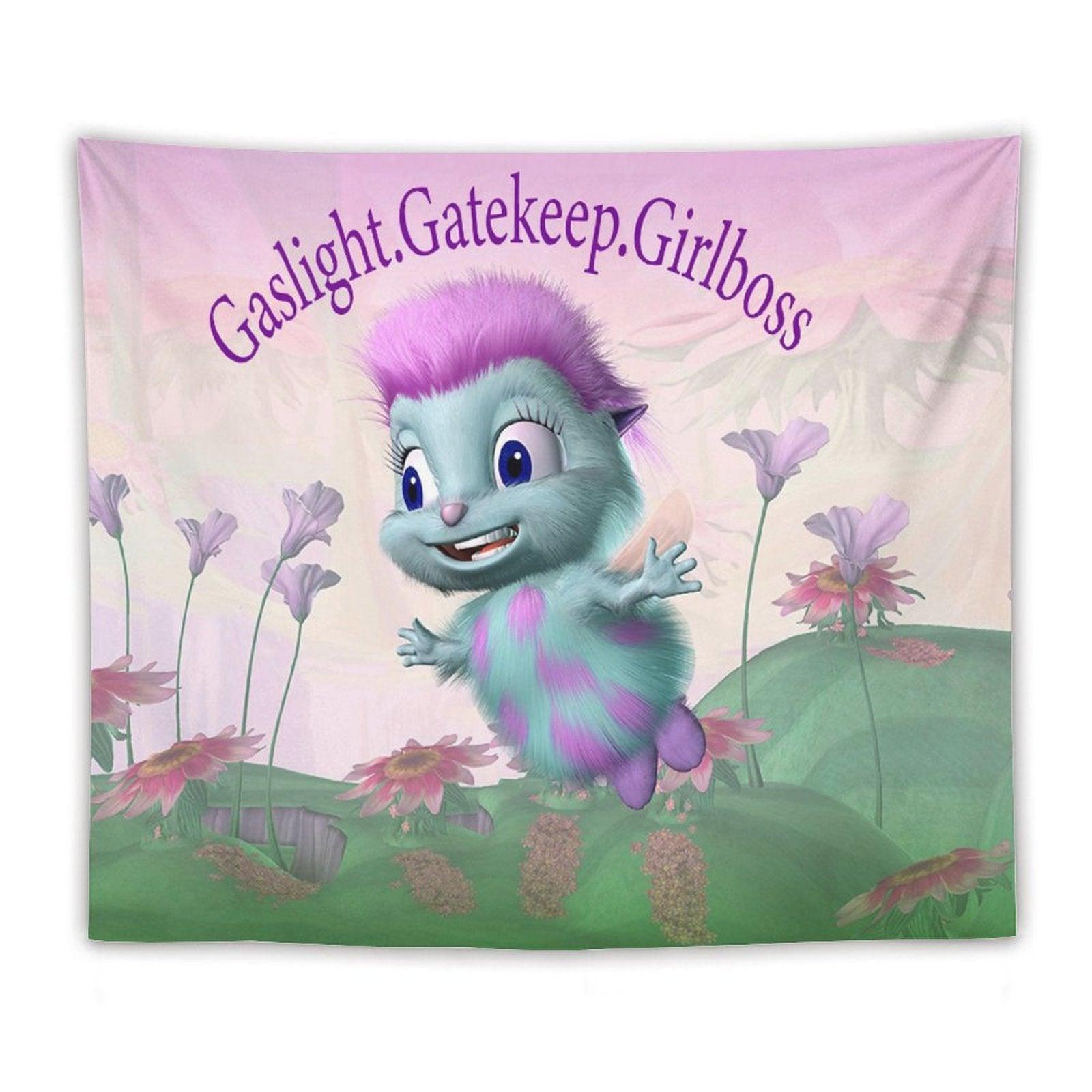 Gaslight Gatekeep Girlboss Bibble Tapestry