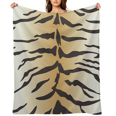 Tiger Animal Print 2 Comfort Throw Blanket