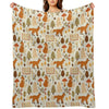 Cozy Winter Woodland All-season Throw Blanket