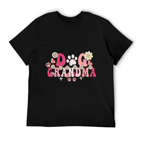 Groovy Dog Grandma Owner Mama Grandma Dog Lovers T-Shirt