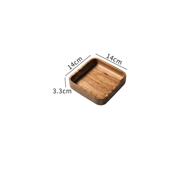 Artisan Japanese Wooden Dish Set - Elegant Dining Experience GOODSPHORIA.COM
