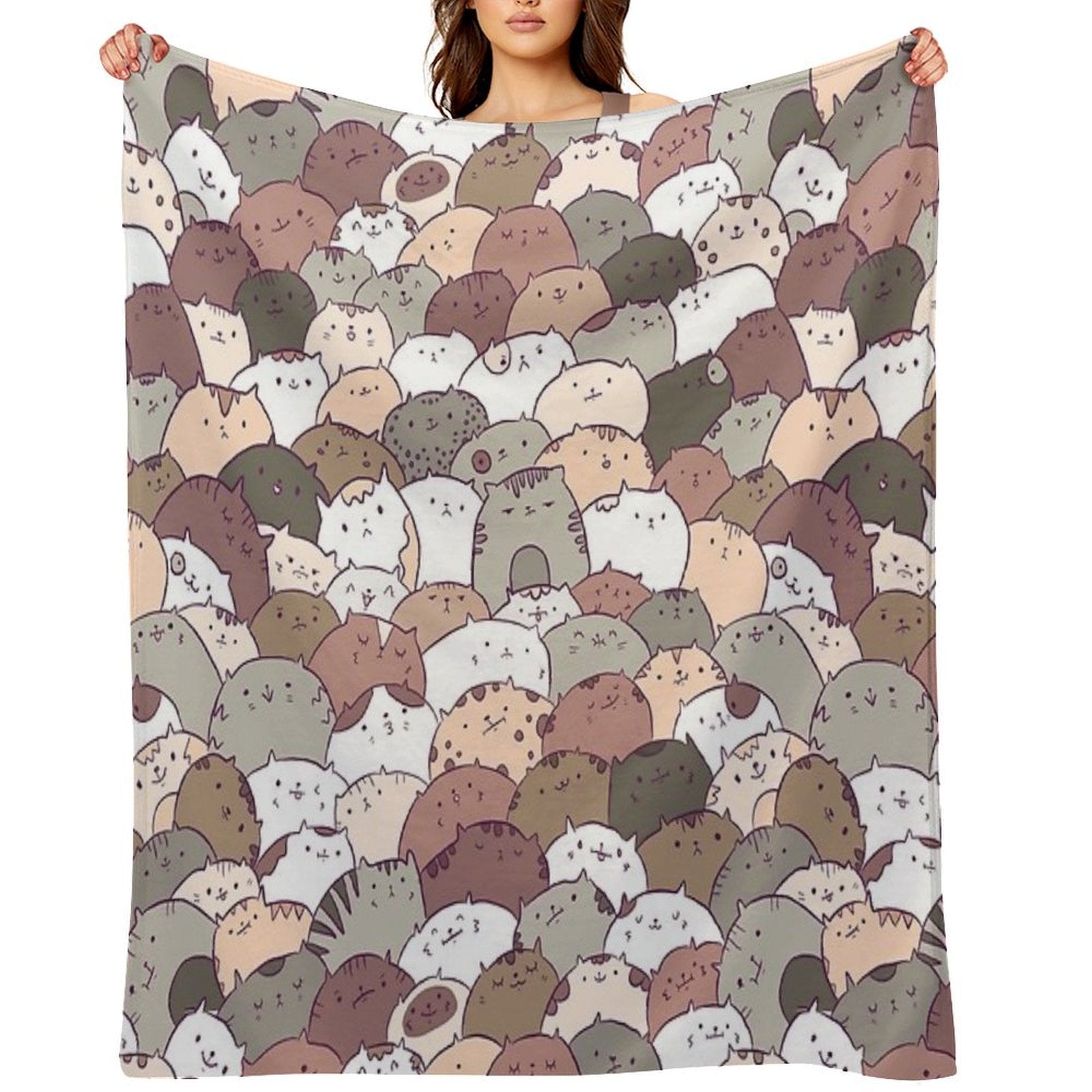 Lots of Cats Premium Throw Blanket