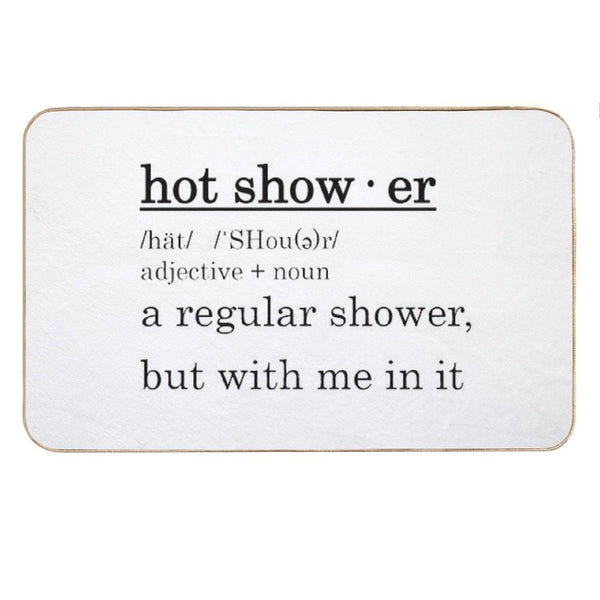 Hot Shower Curtain Bath Mat