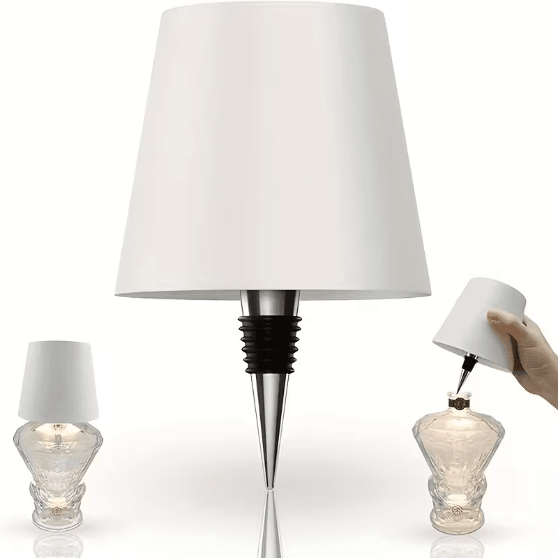 Incandescent Bulb PVC Bottle Night Lamp