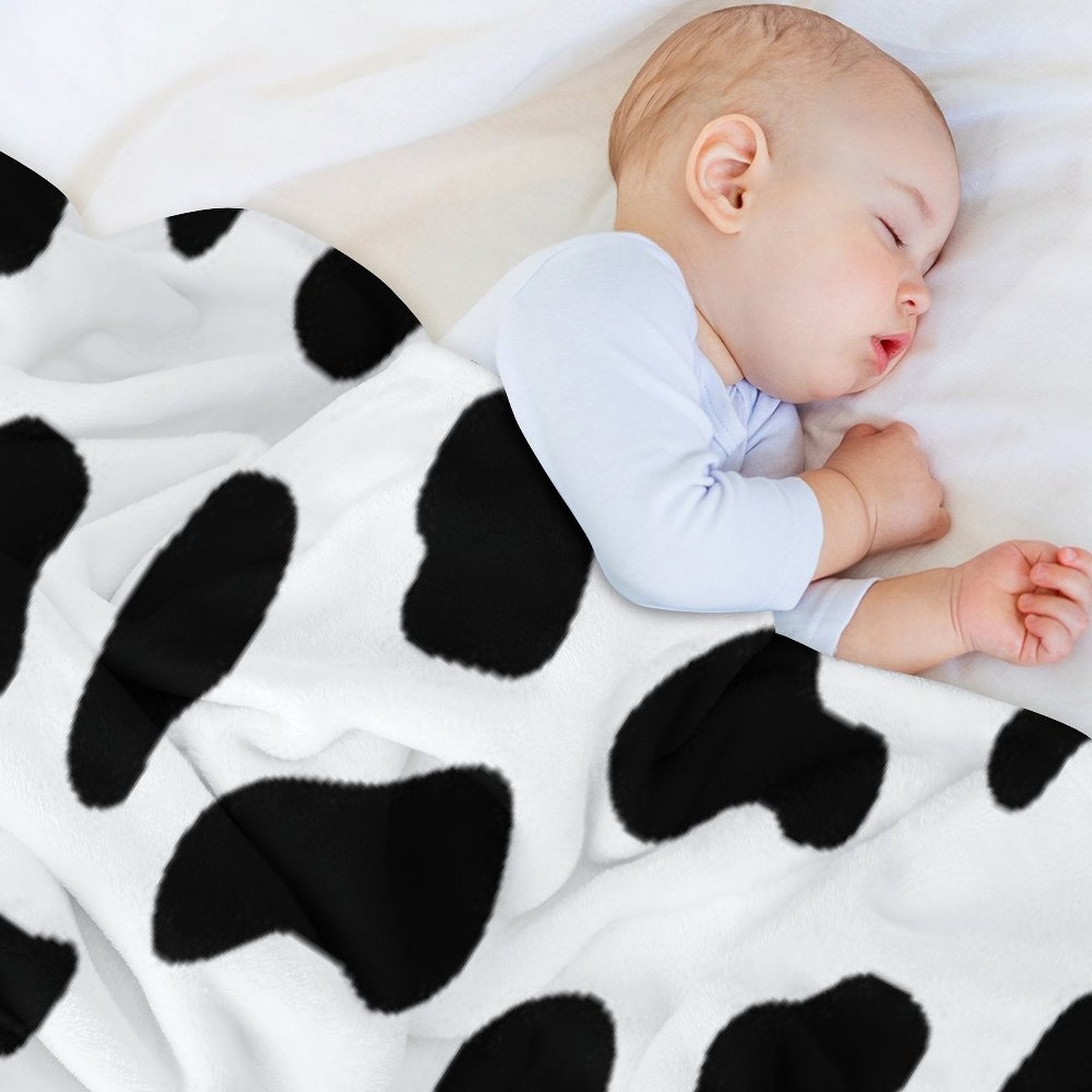 Cow Print Gift-ready Throw Blanket