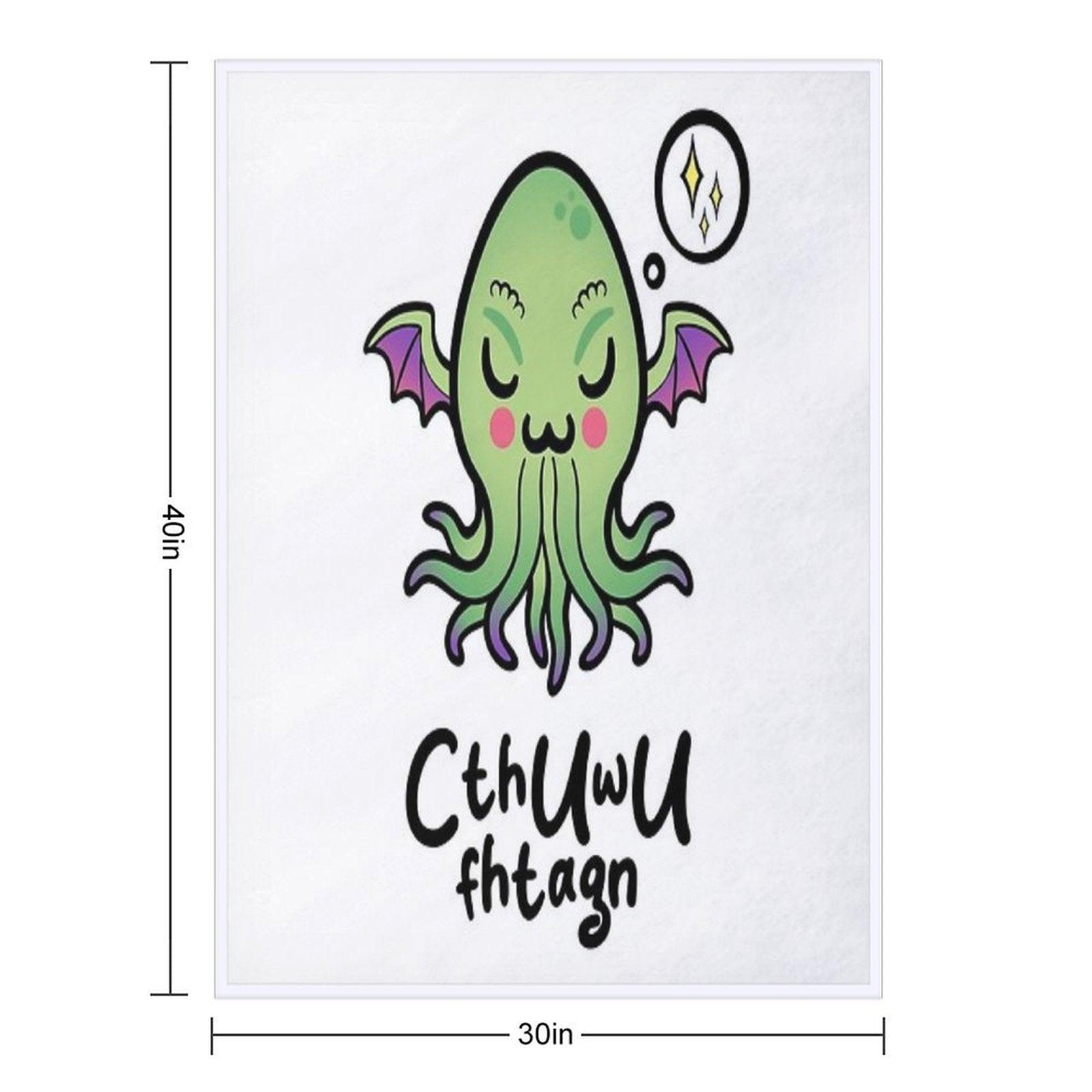 CthUwU Fhtagn Throw Blanket