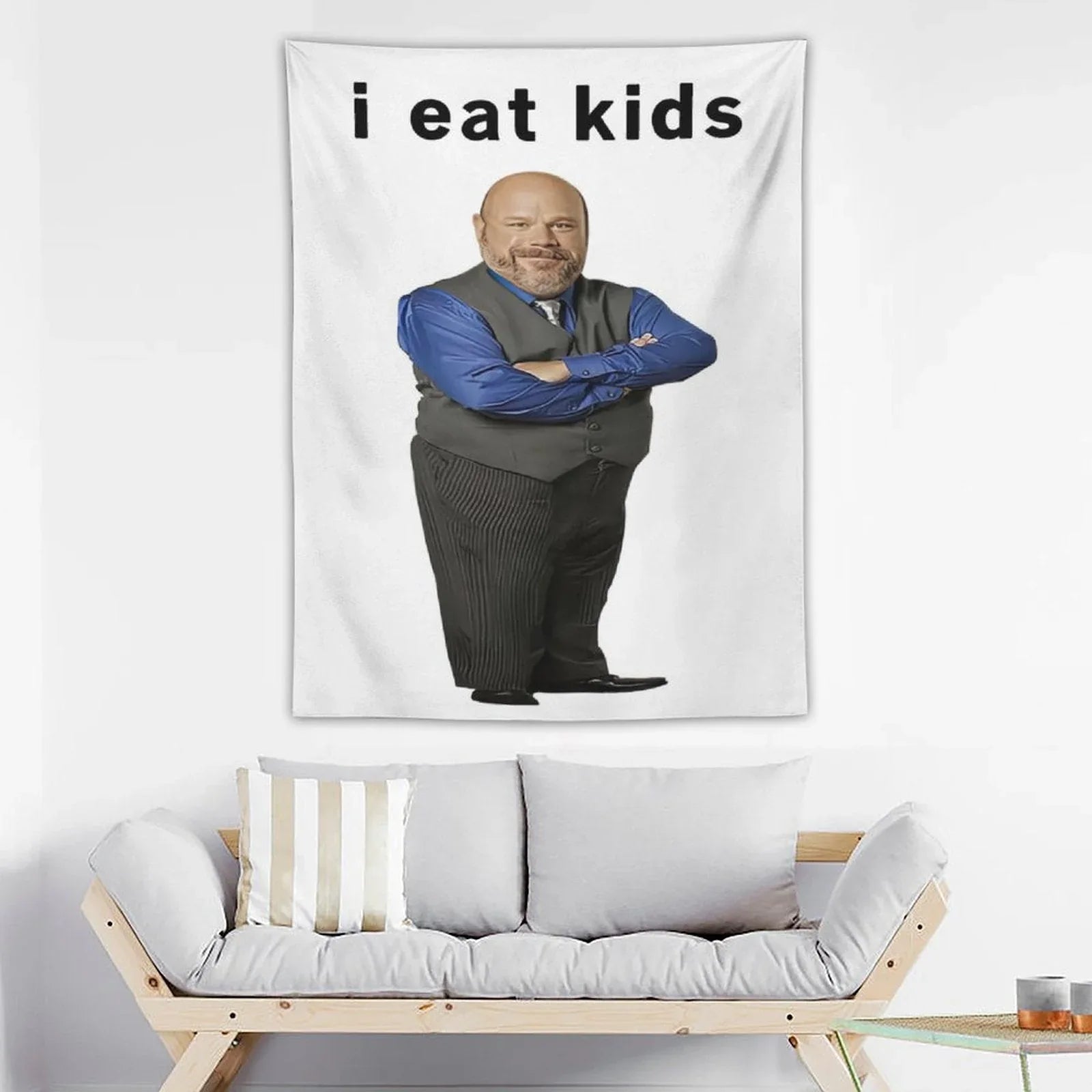 Bertram - I Eat Kids Tapestry