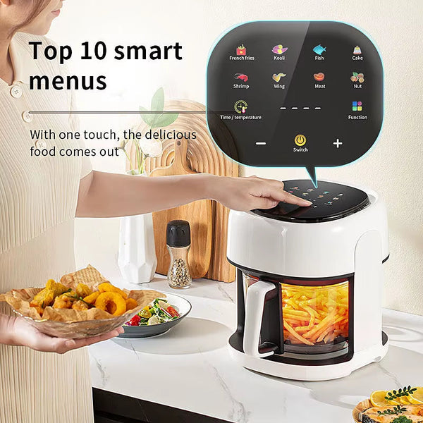 Air Fryer - Your 360° Visual Cooking Companion - Never Burn Food Again GOODSPHORIA.COM