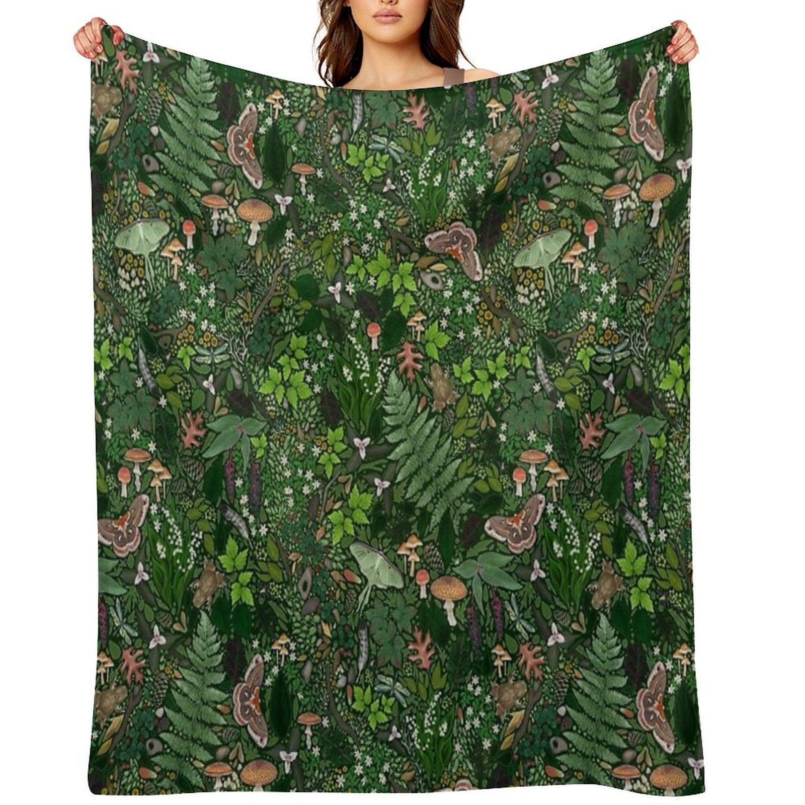 Forest Foray Throw Blanket