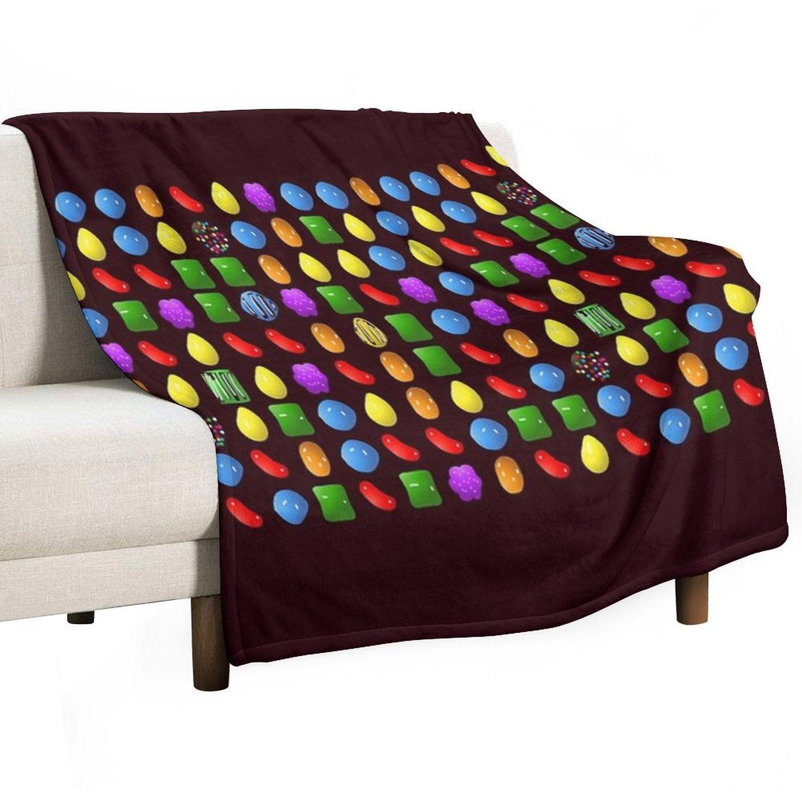 New Candy Crush Saga Throw Blanket