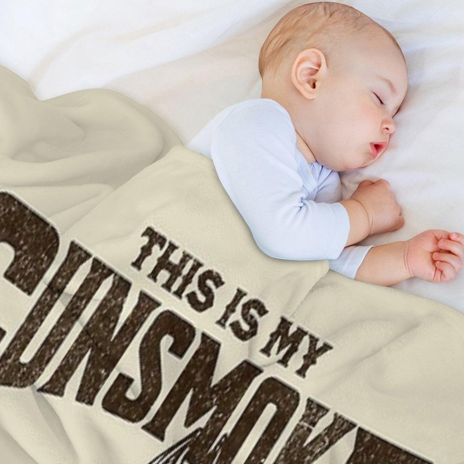 This Is My GUNSMOKE Watching Blanket  Funny Retro TV Throw Blanket Throw Blanket