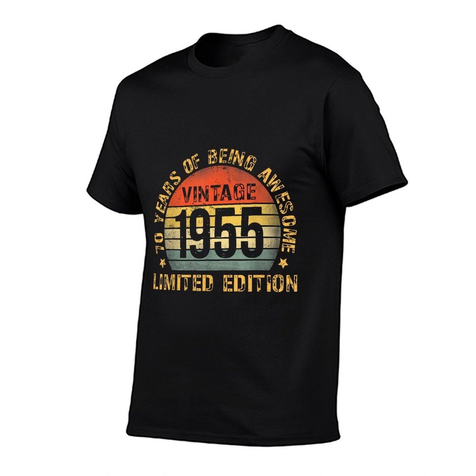 70 Year Birthday Decorations Men Gag 70yr 1955 70th Birthday T-Shirt