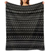 Tyre Marks Pattern Versatility Throw Blanket