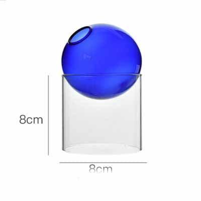 Nordic Colored Bubble Glass Vase
