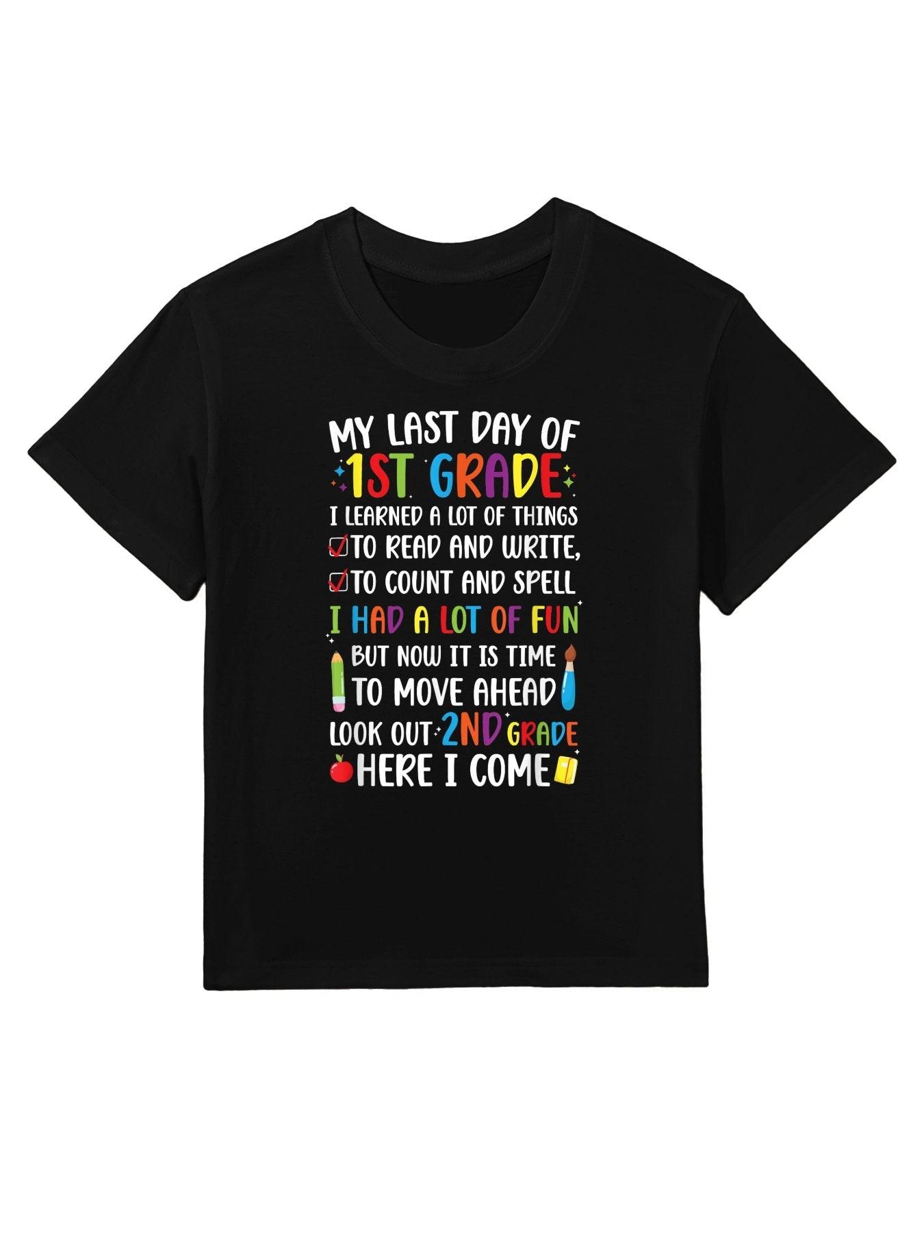 Happy Last Day Of 1st Grade Graduation Kids T-Shirt