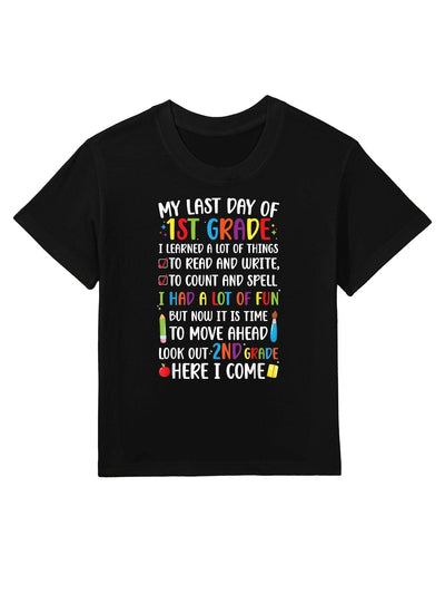 Happy Last Day Of 1st Grade Graduation Kids T-Shirt