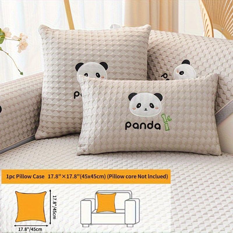 Waterproof Couch Cover, Non-Slip Panda Pattern Sofa Cover