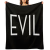 Evil Tv Show Title Eco-conscious Throw Blanket