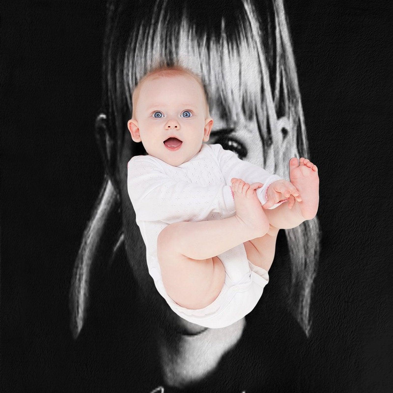 Angèle - Portrait Throw Blanket