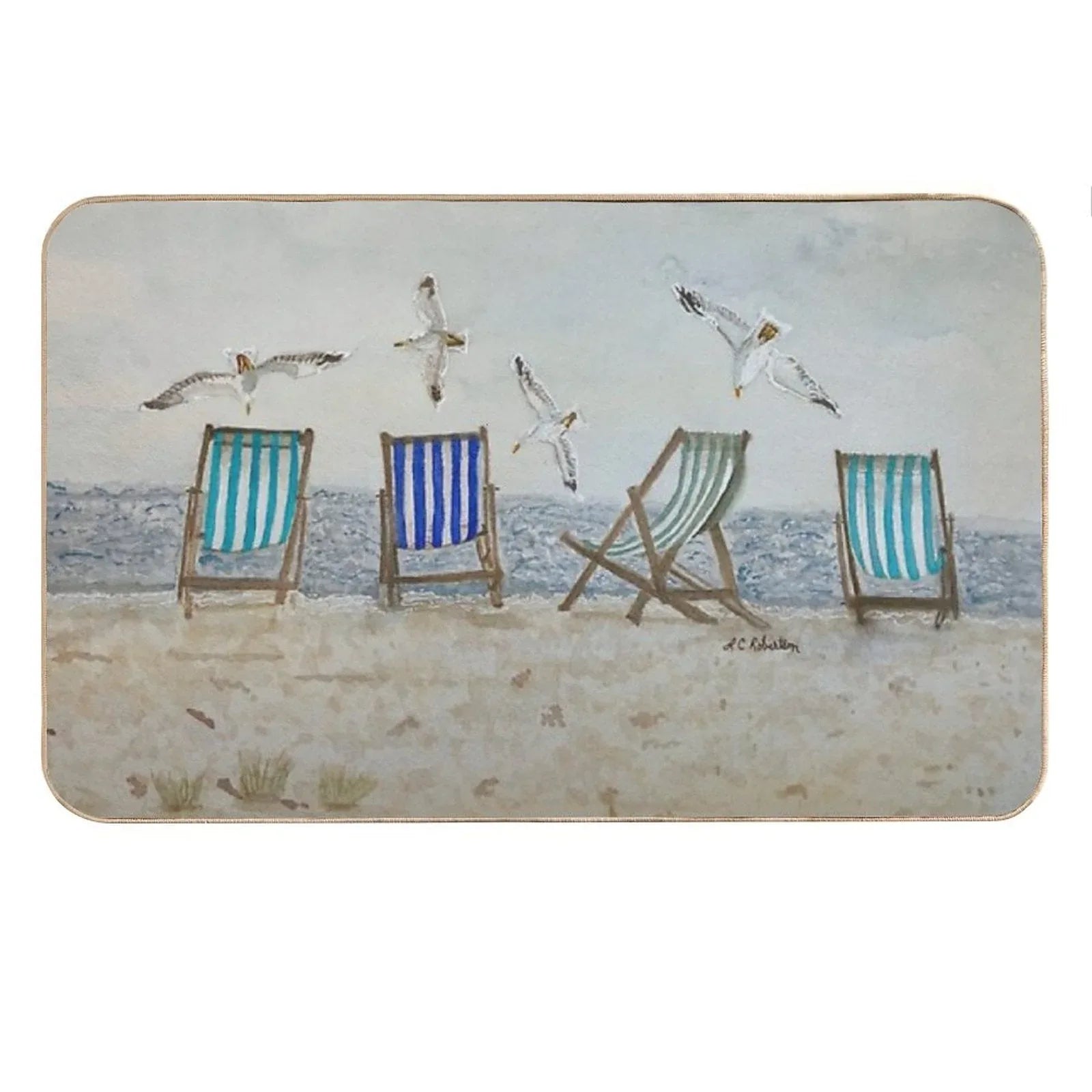 Seaside Tranquility Bath Mat