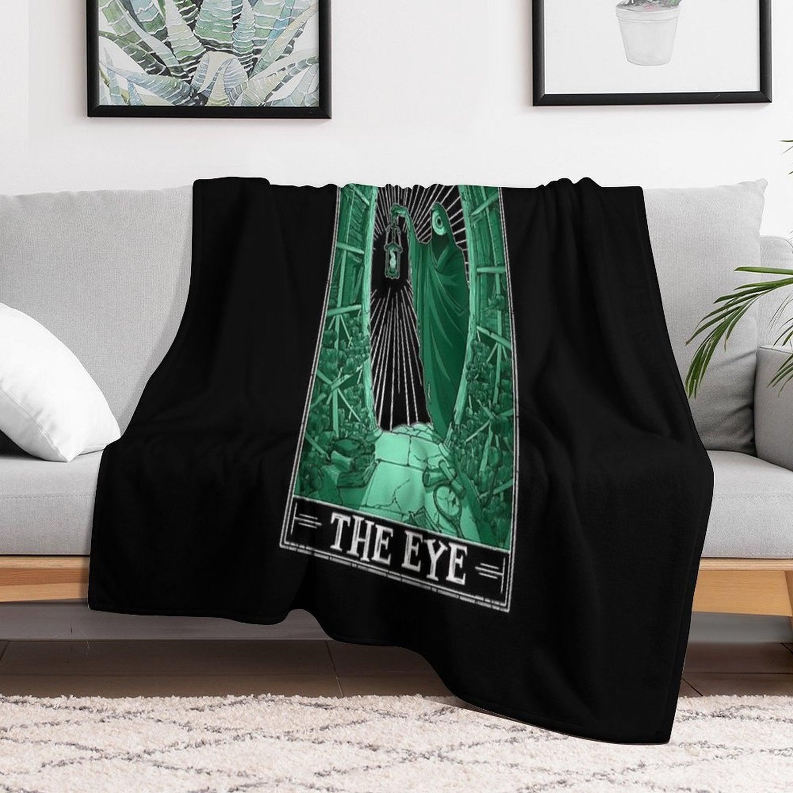 The Eye Tarotesque (Dark) Throw Blanket