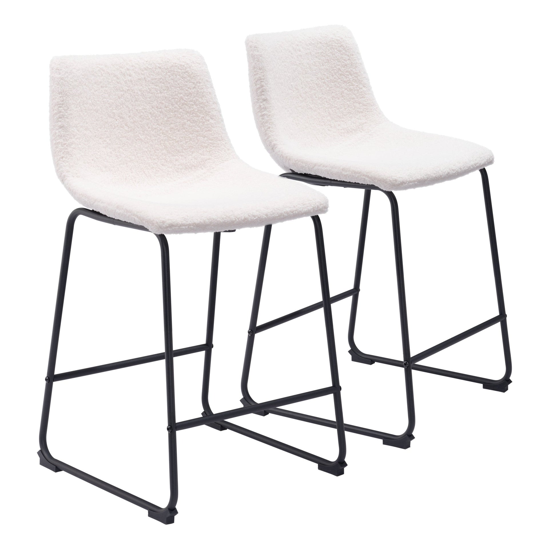 Smart Counter Stool (Set of 2) Ivory