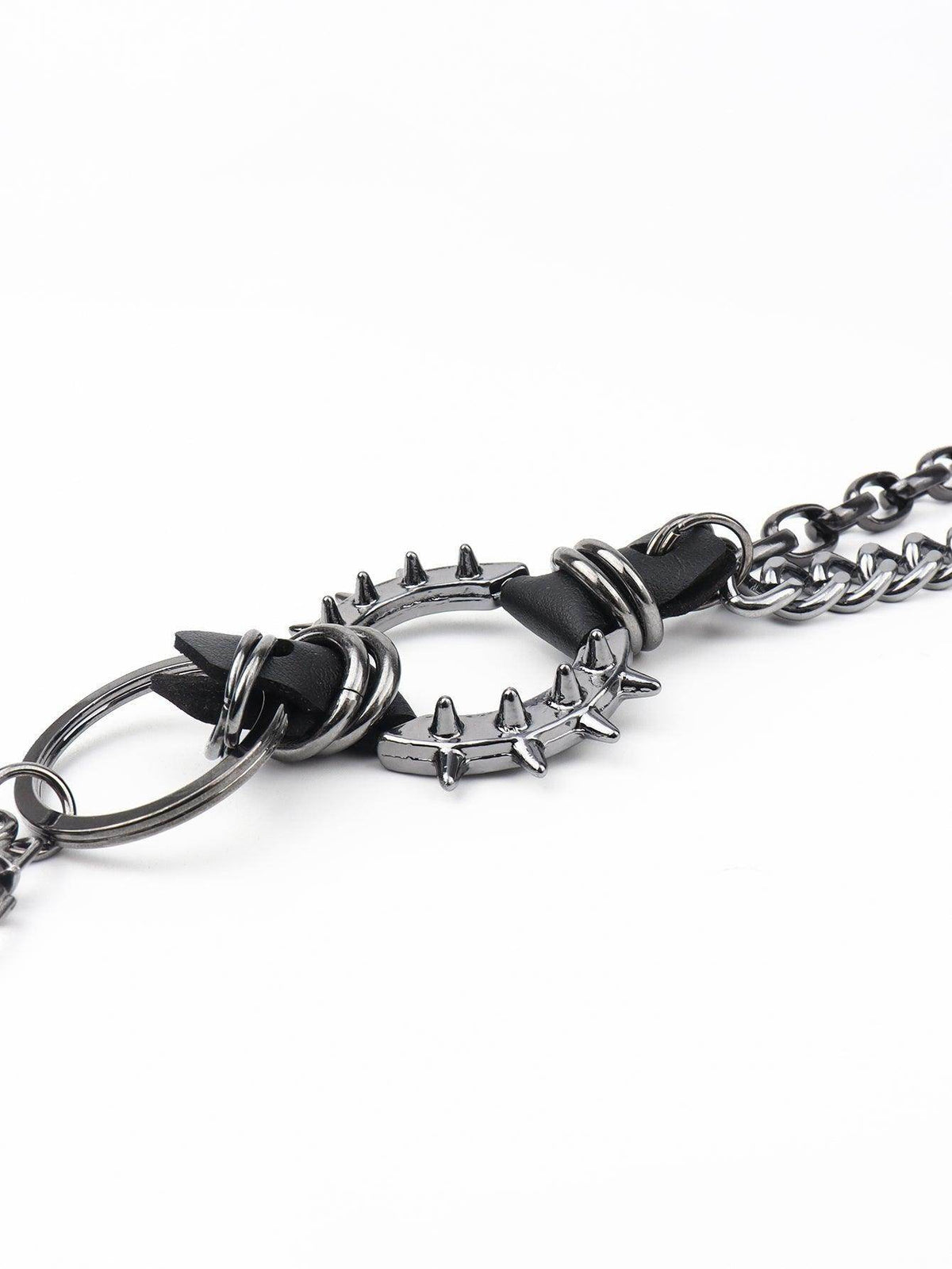 Punk Aluminium Chain Belt For Unique Fashion Statement