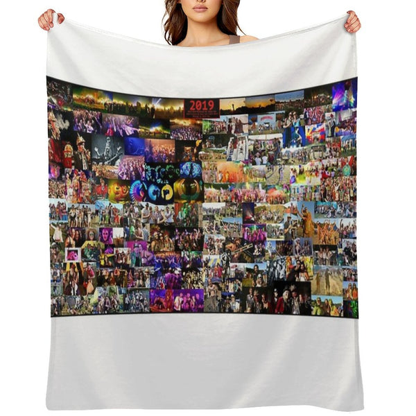 Maui Waui Full 2019 Montage Gift-ready Throw Blanket