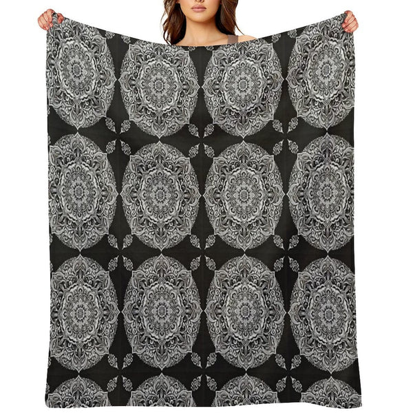 Make Your Bedroom, Kitchen & Bath Cozy with Mandala Decor Comfort Throw Blanket