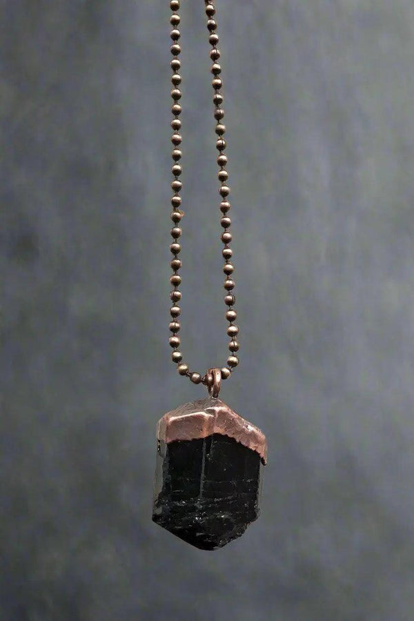 Copper Black Tourmaline Pendant Grounded Confidence | By Blackbird & Sage