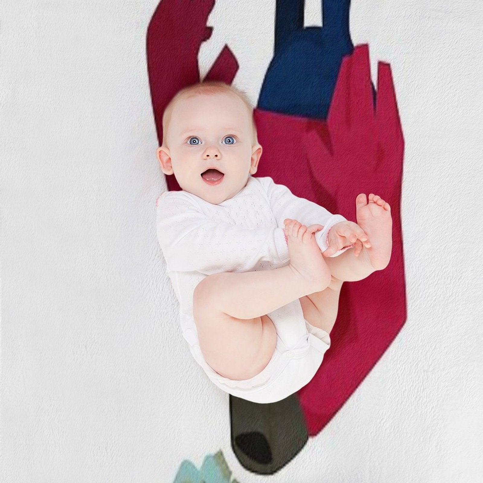 TheUpsideDownKingJr Throw Blanket