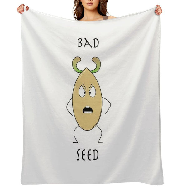 Bad Seed Gardener Design All-season Throw Blanket