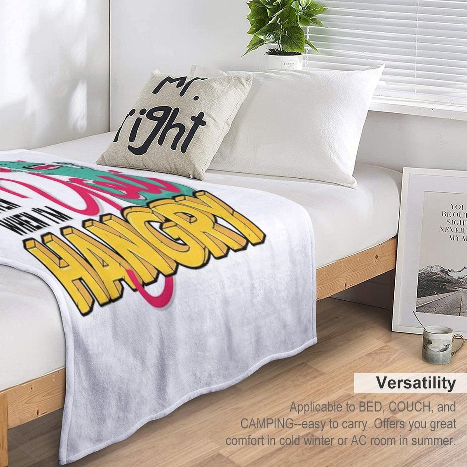 Love You Even When I'm Hangry Throw Blanket