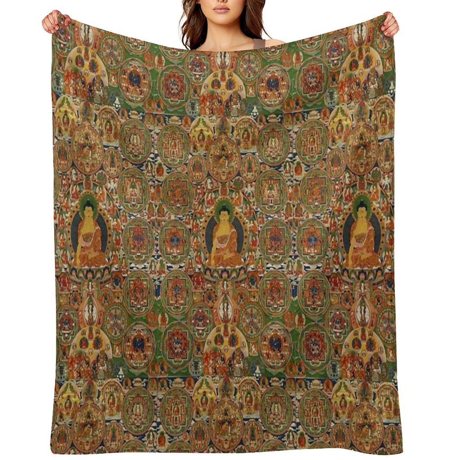Buddha Throw Blanket
