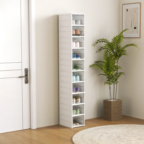 Shoe Racks Foldable design allows easy setup and storage