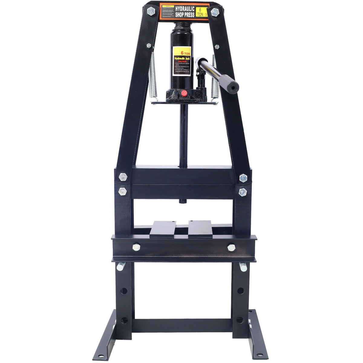 6-Ton Benchtop Hydraulic A-Frame Shop Press with Plates