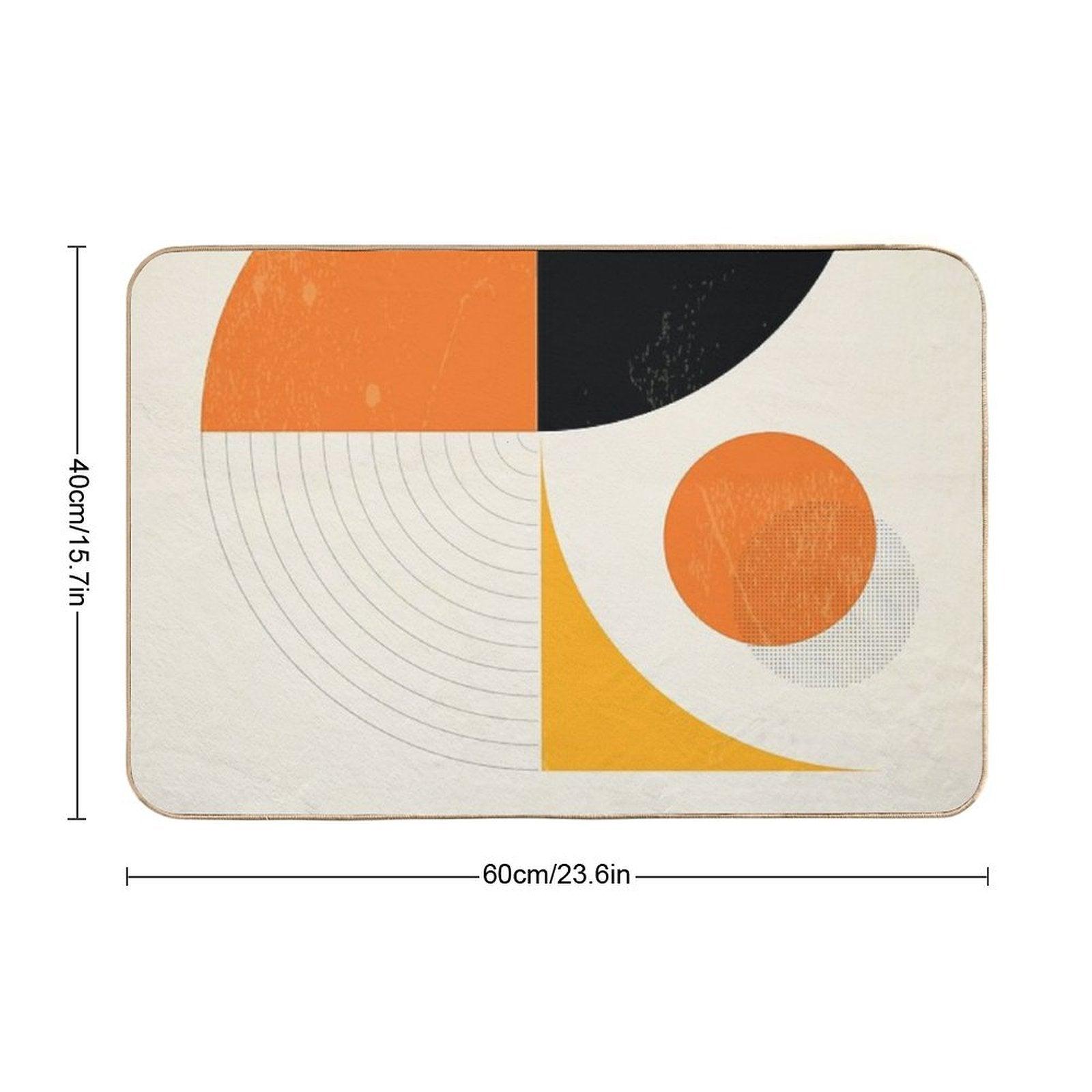 Mid Century Modern Retro Bath Mat