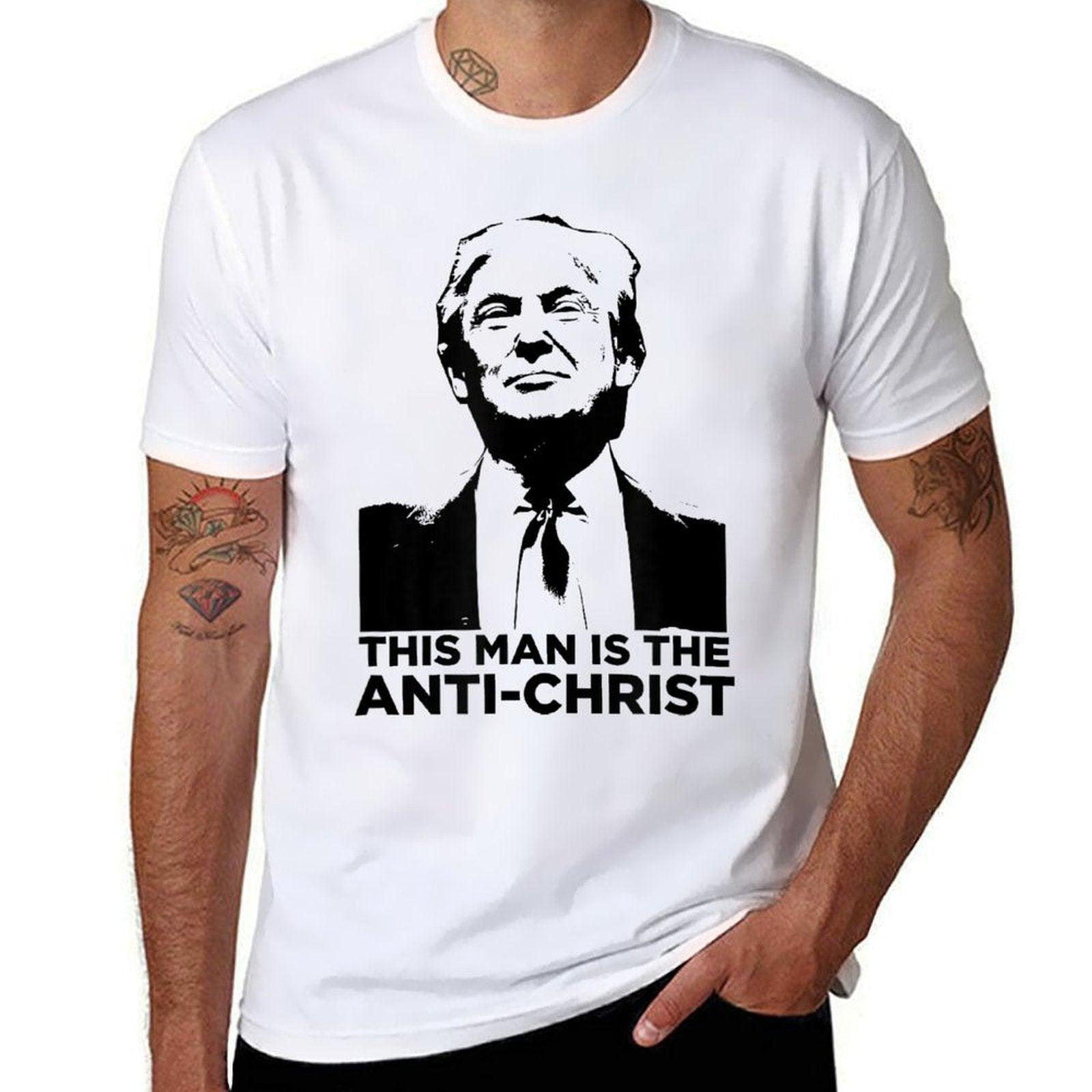 Anti Trump Anti Christ  Stretchy T-Shirt