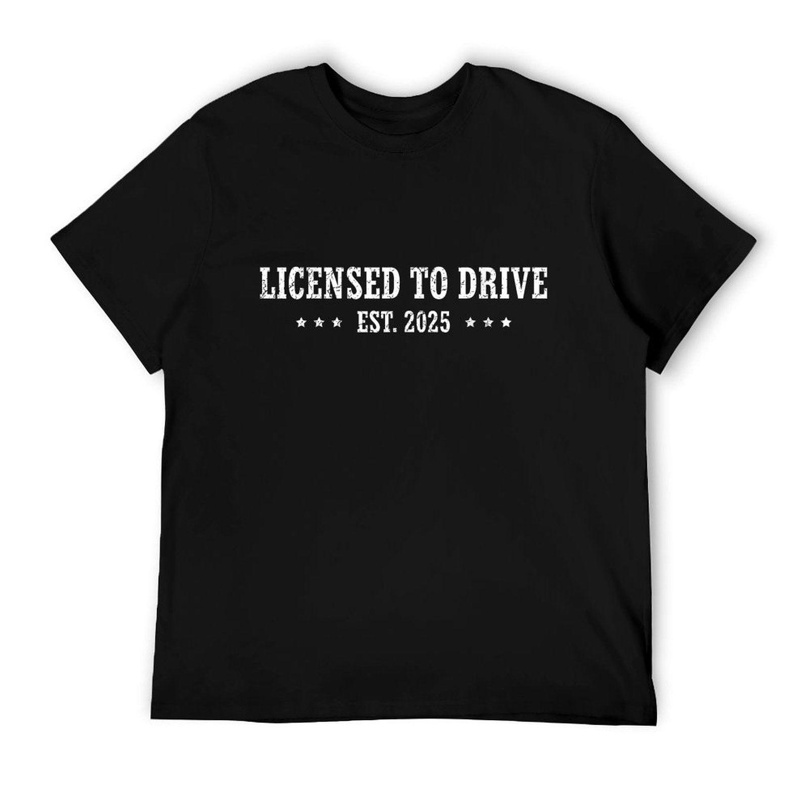 New Driver 2025n Boys Male Driver Licensen Driver T-Shirt