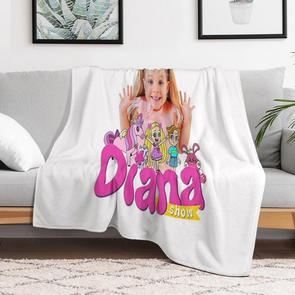 The Kids Diana Show Wrinkle-free Throw Blanket