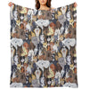 Pupper Party Throw Blanket