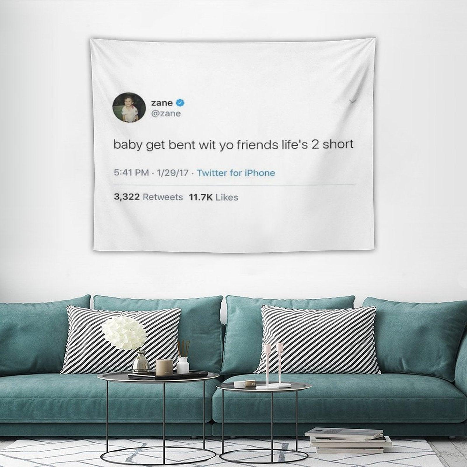 Zane Tweet (vlog Squad) Tapestry
