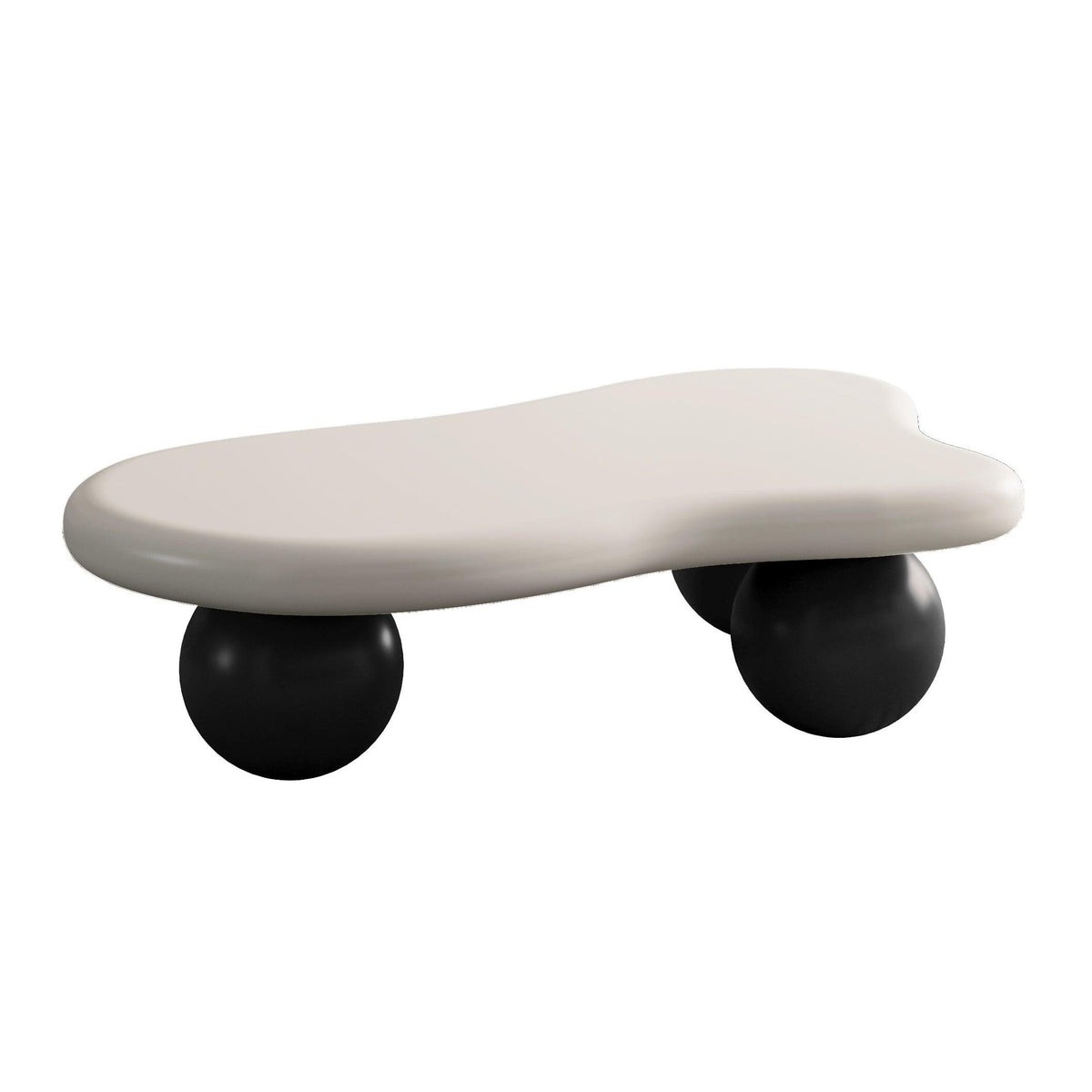 Modern Black & White Cloud Coffee Table