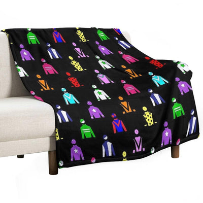 Horse Racing Jockey Silks Durable Throw Blanket