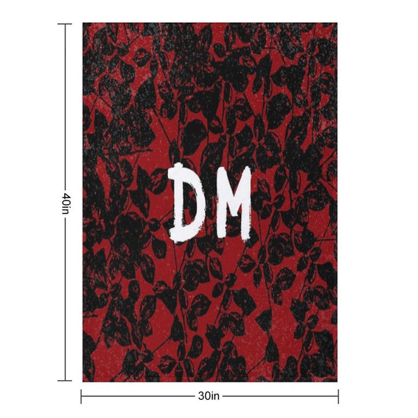 DeMo Violator Texture Black & Red Comfort Throw Blanket